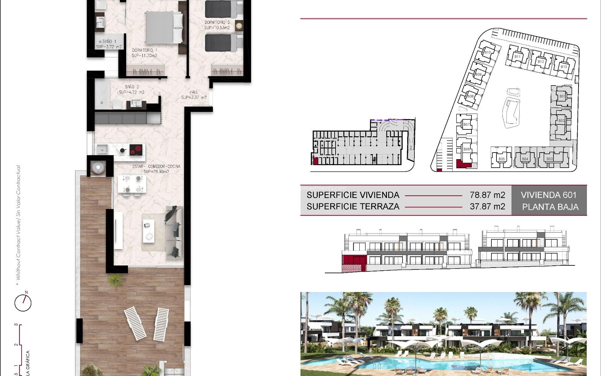 Neubau - Bungalow - Ciudad Quesada - Lo Marabú