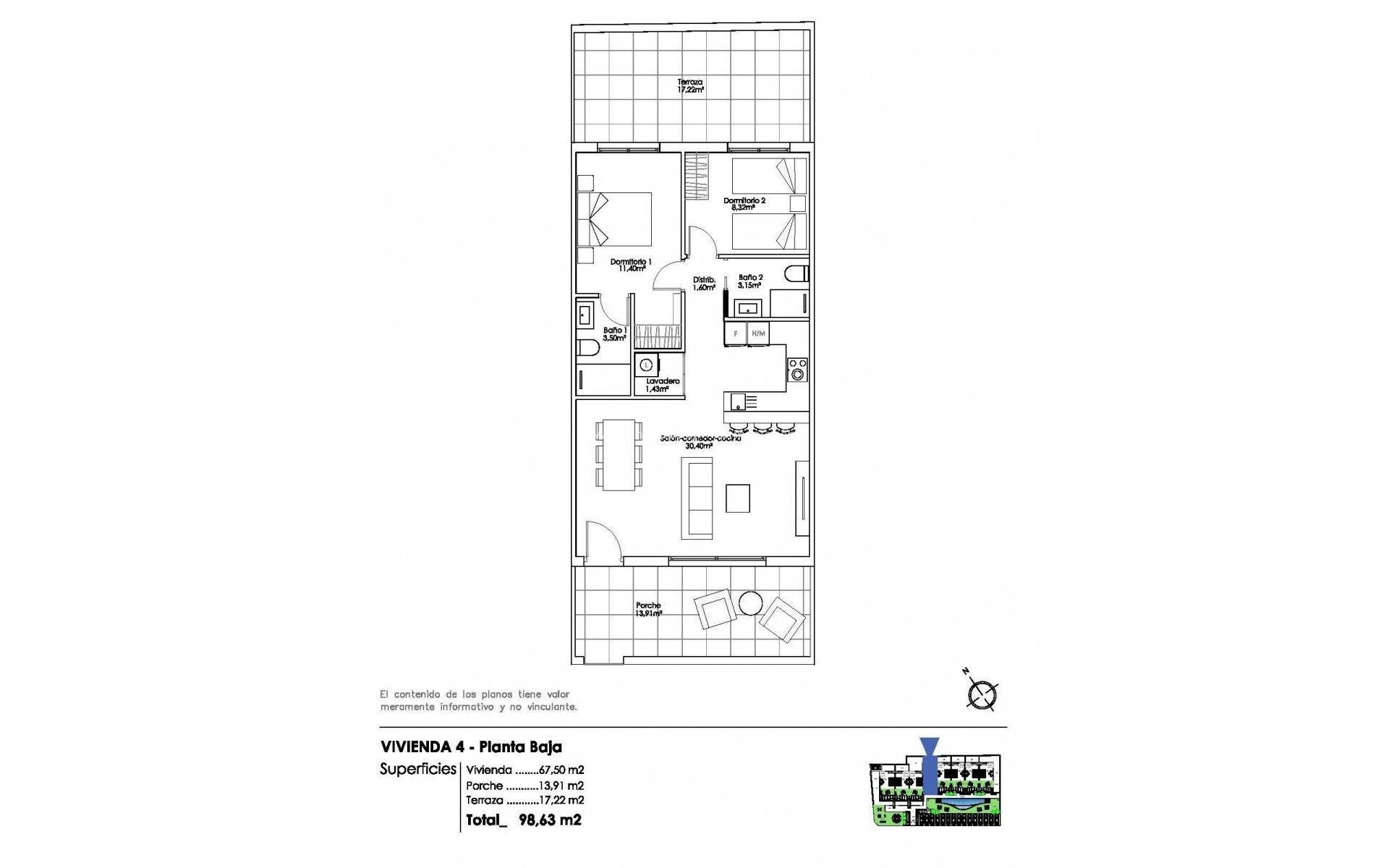 Neubau - Bungalow - Pilar de la Horadada - Parque Ramon eugenio Escudero