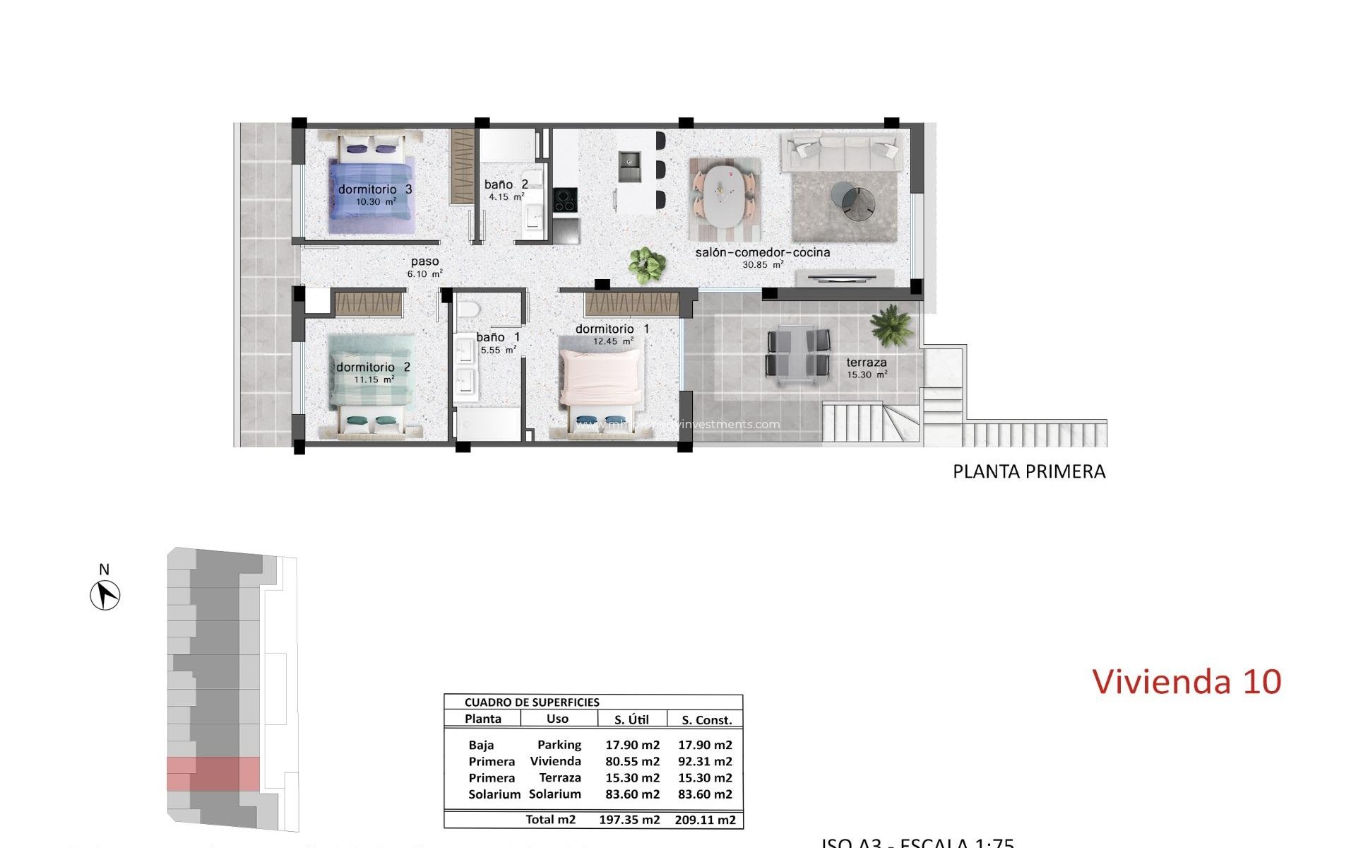 Neubau - Bungalow - Pilar de la Horadada - pueblo