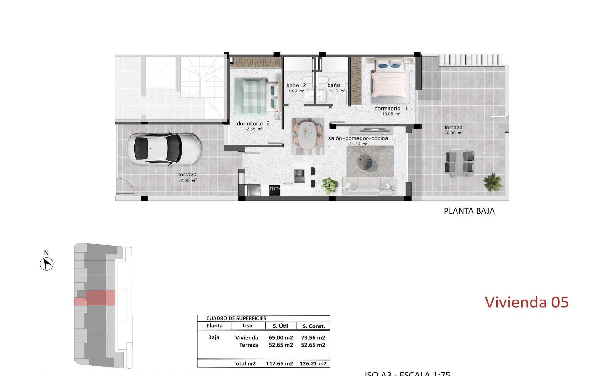 Neubau - Bungalow - Pilar de la Horadada - pueblo