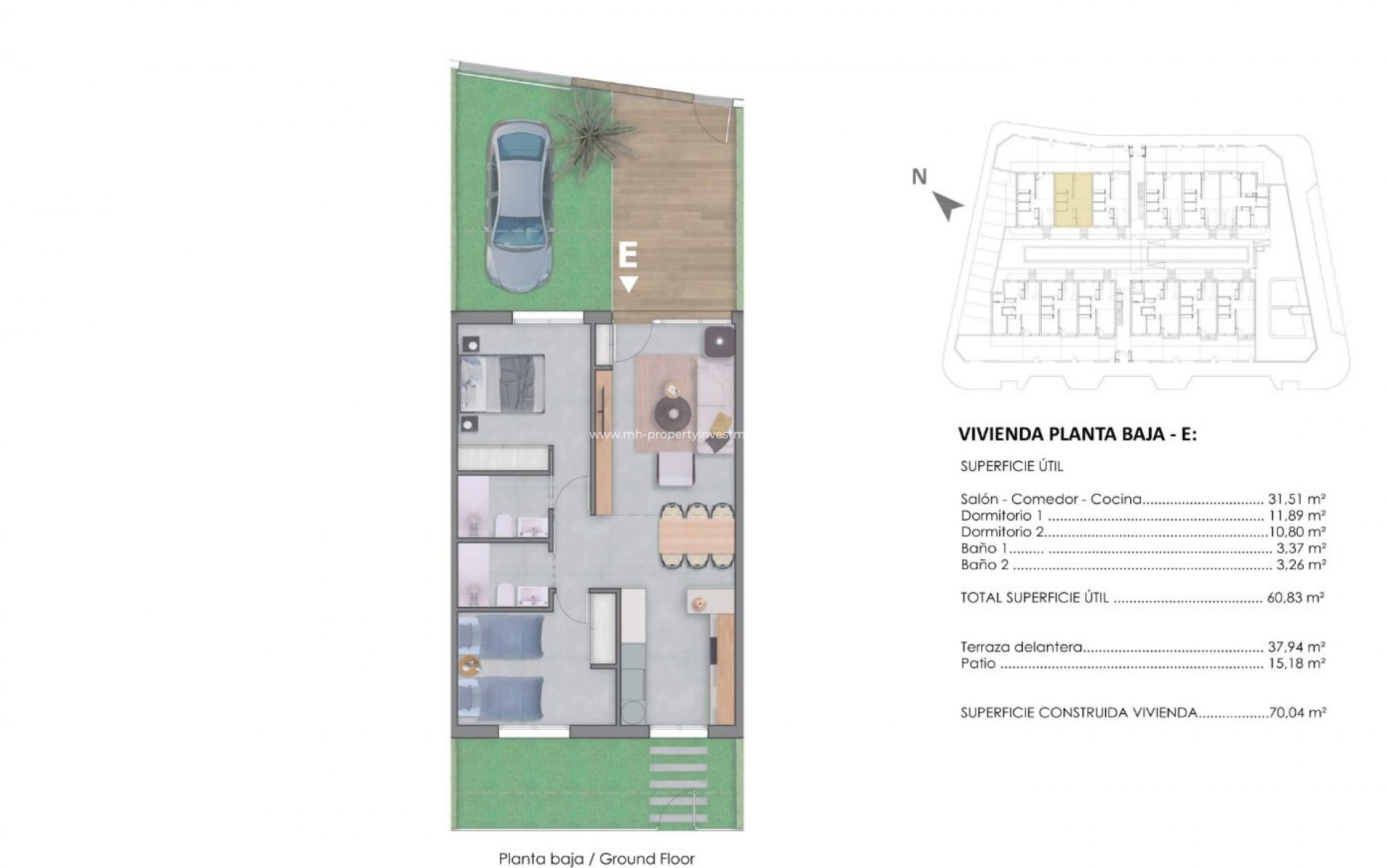 Neubau - Bungalow - Pilar de la Horadada - pueblo