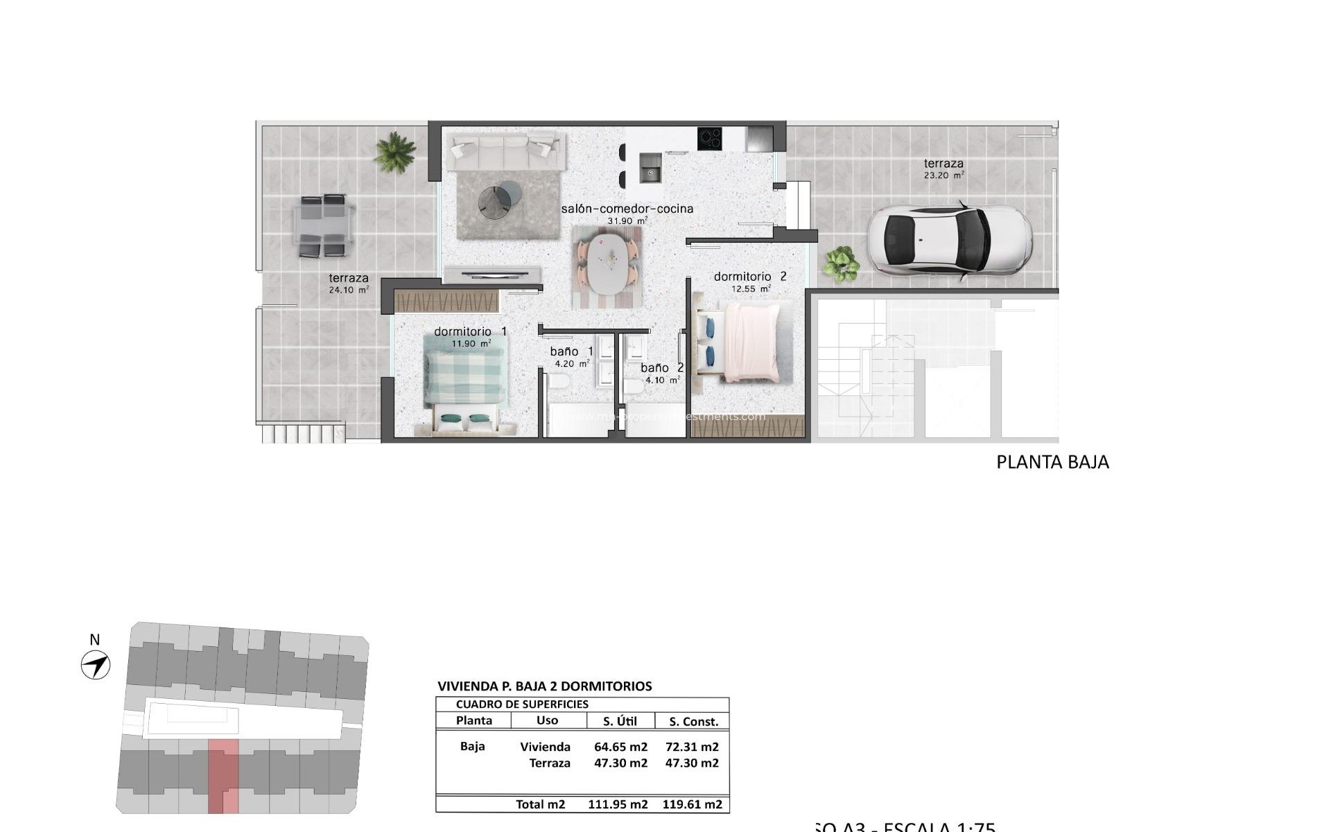 Neubau - Bungalow - Pilar de la Horadada - pueblo