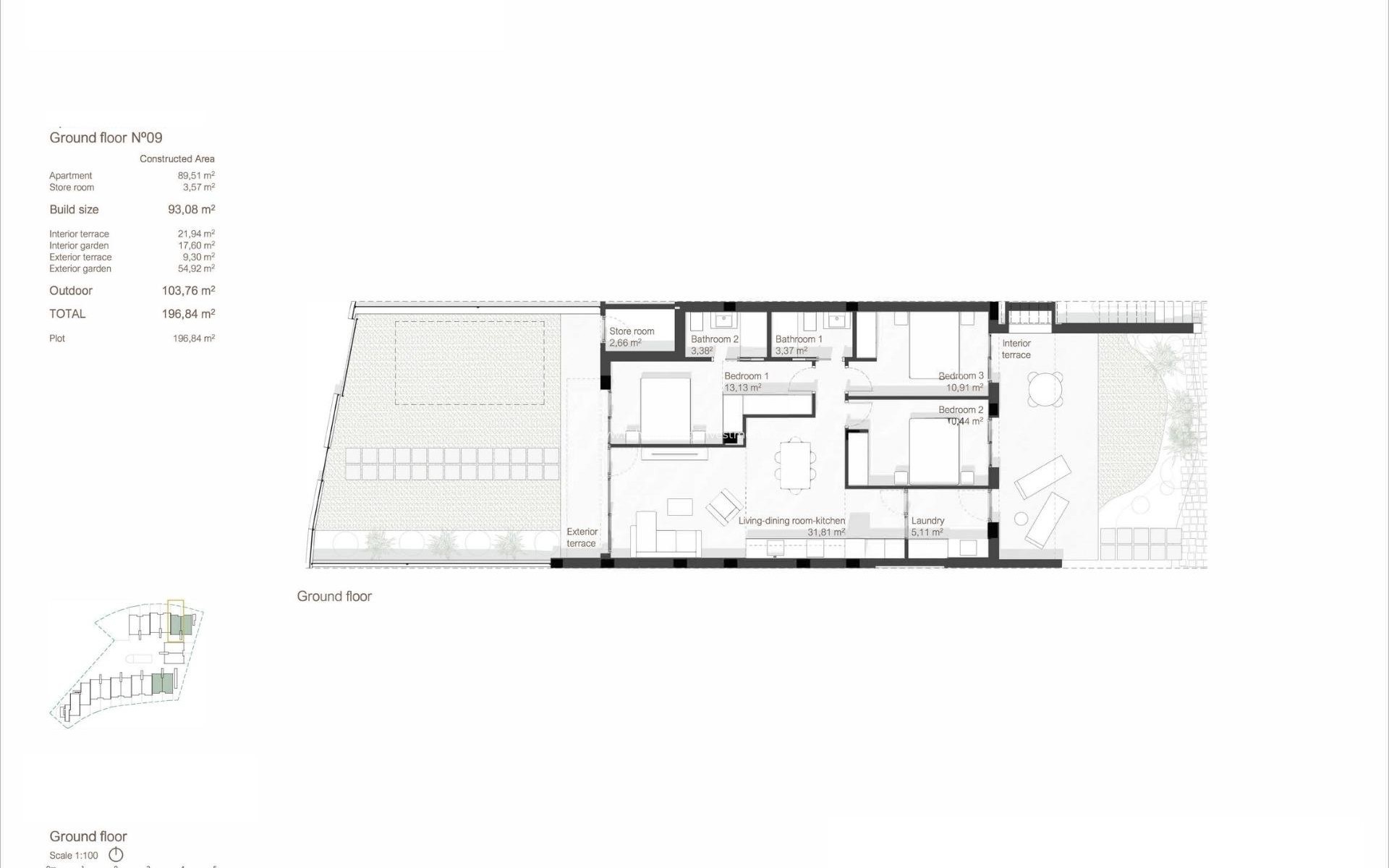 Neubau - Bungalow - San Javier - Roda Golf