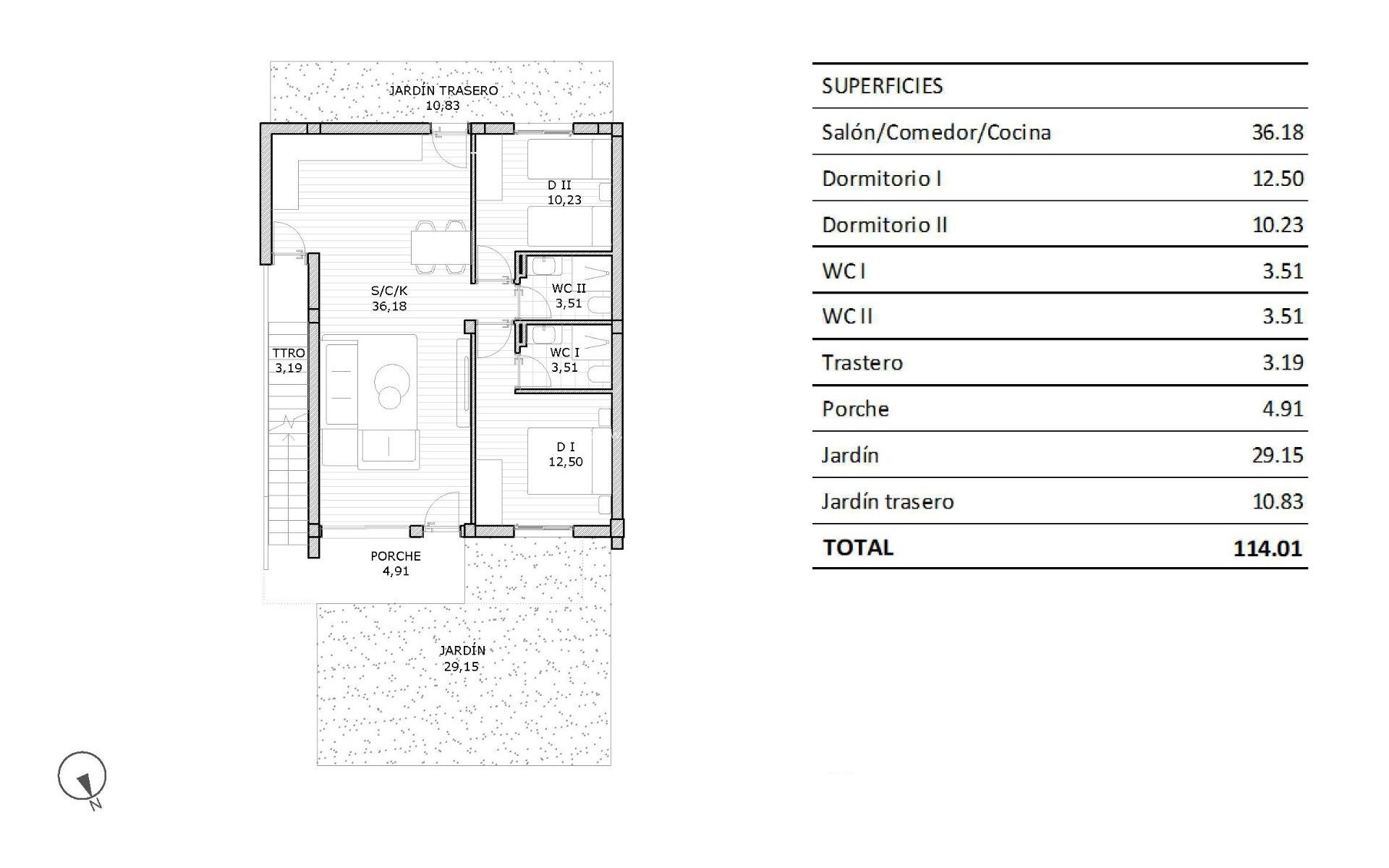 Neubau - Bungalow - San Miguel de Salinas - Pueblo