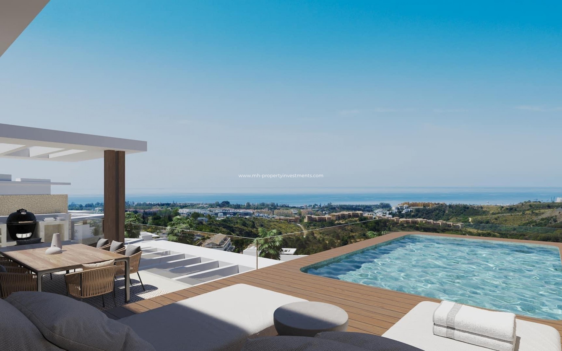 Neubau - penthouse - Estepona - Resinera Voladilla