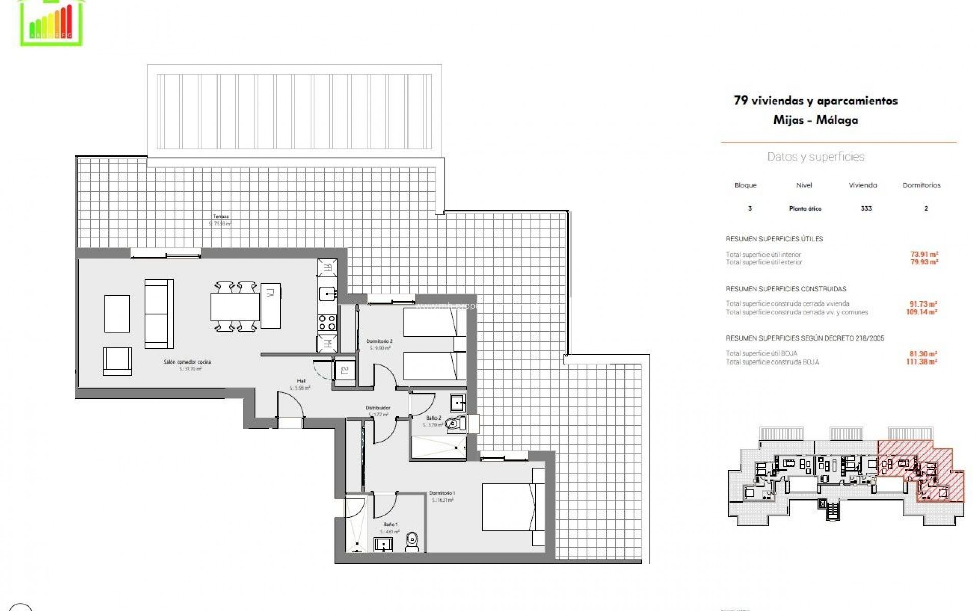 Neubau - penthouse - Mijas - Lagar Martell