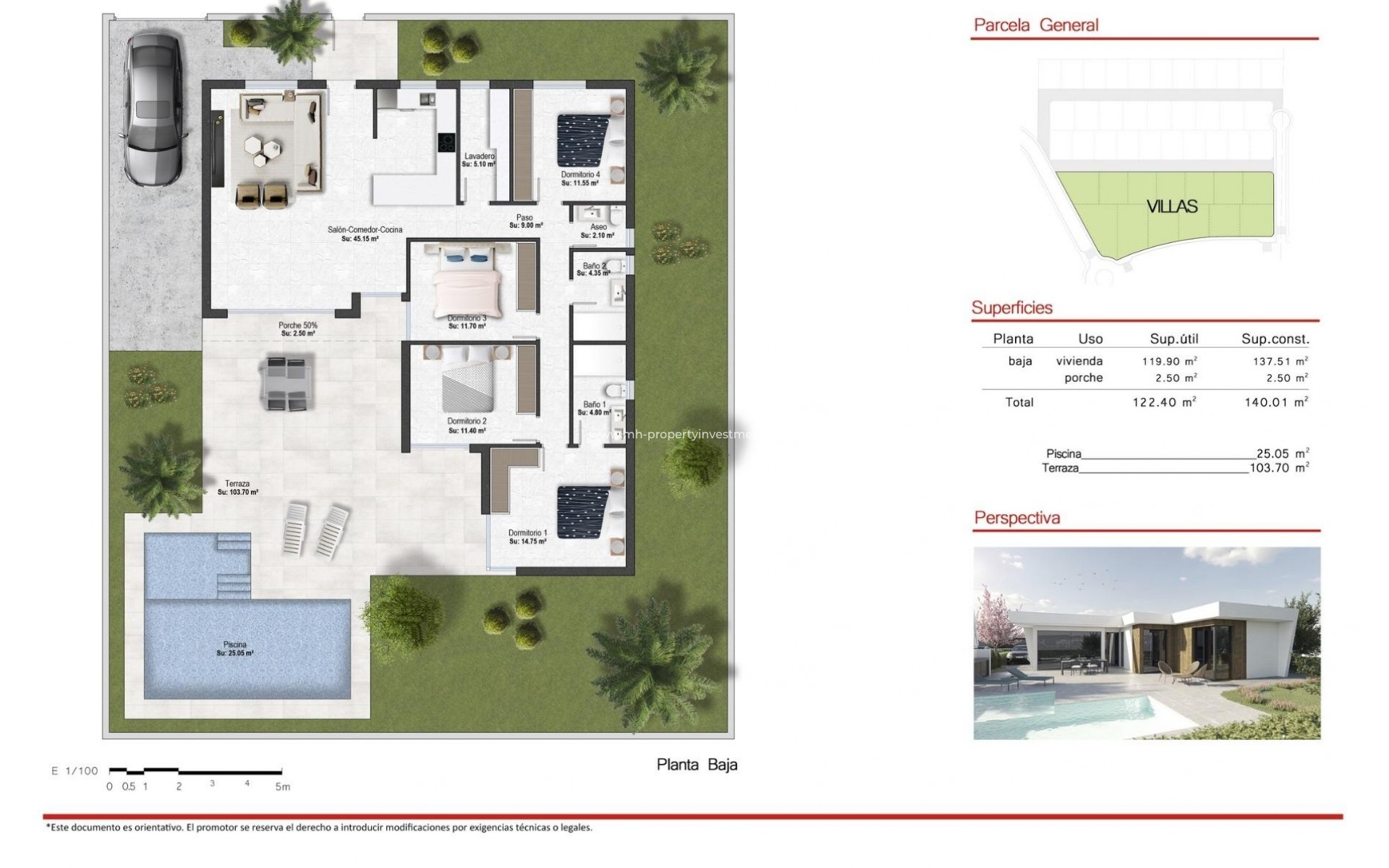 Neubau - Villa - Banos y Mendigo - Altaona Golf And Country Village