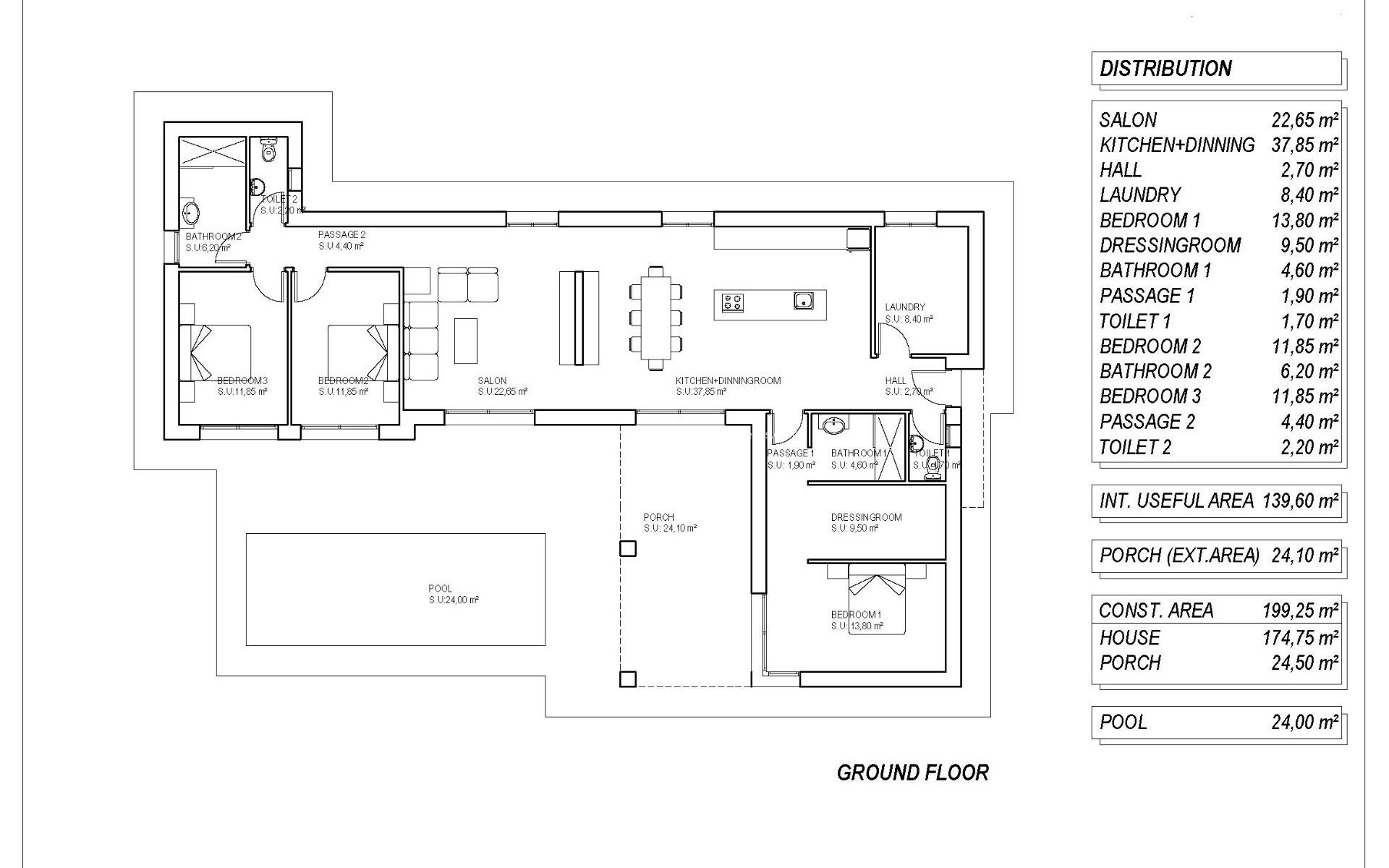 Neubau - Villa - Pinoso - Lel