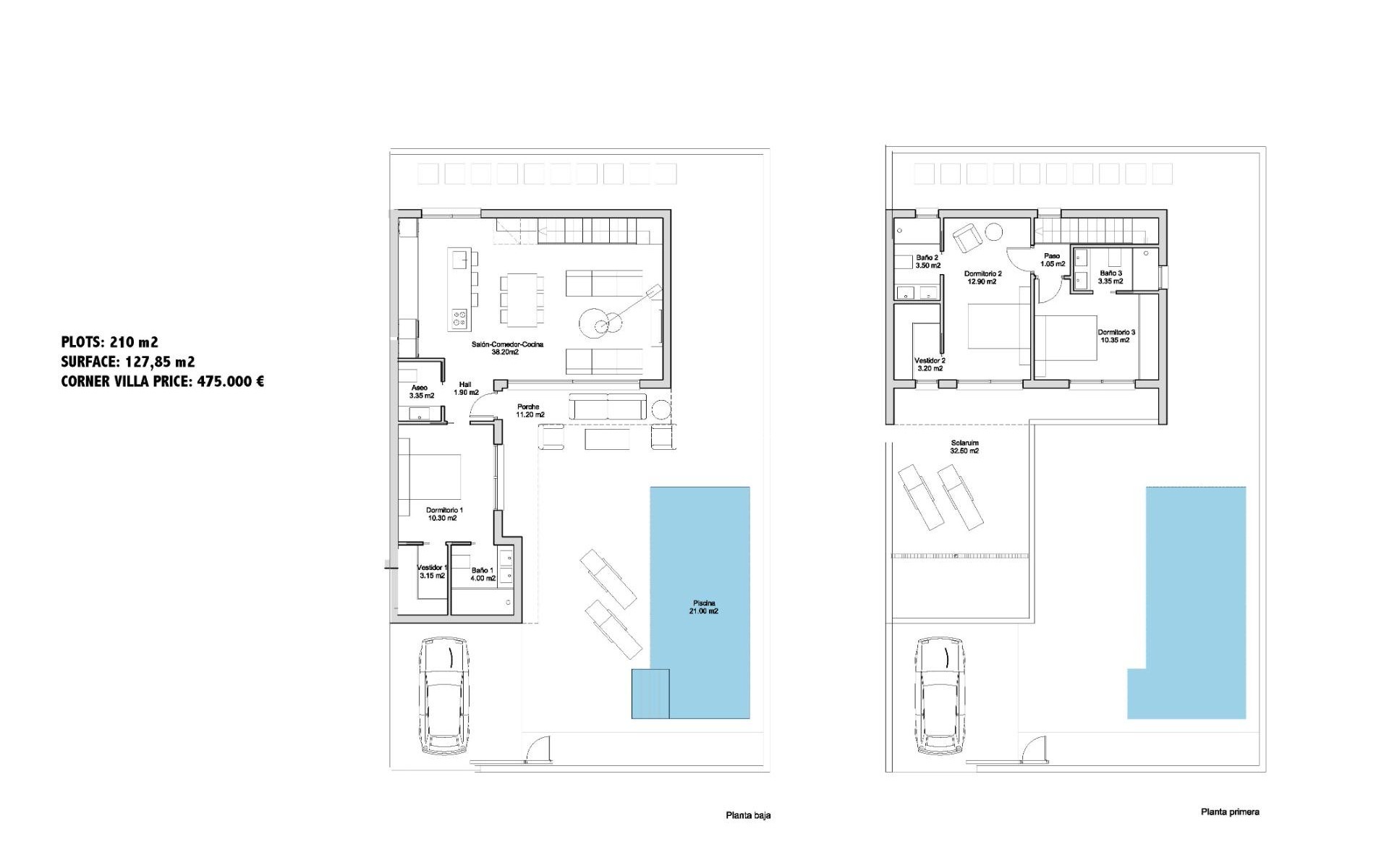 Neubau - Villa - San Javier - Parque de los leones