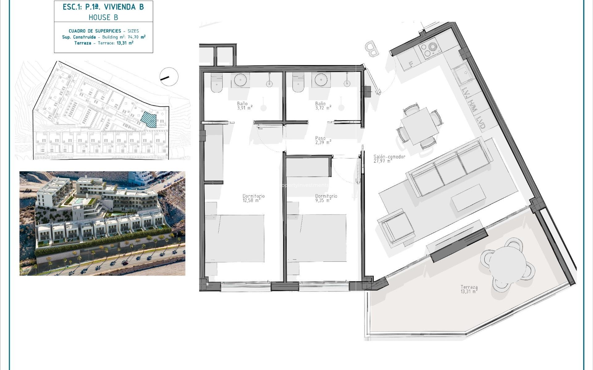 Neubau - Wohnung - Águilas - Playa del Hornillo