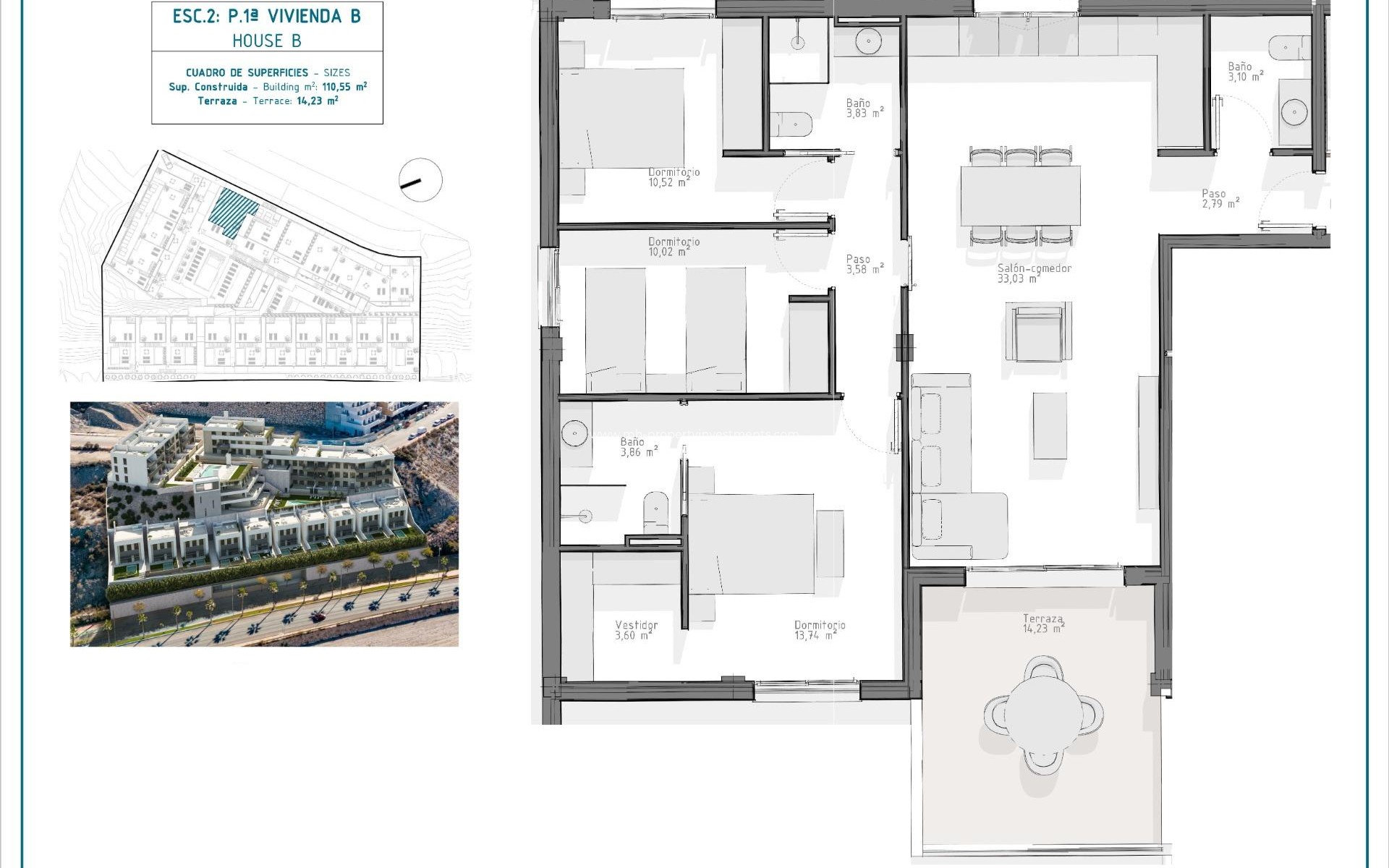 Neubau - Wohnung - Águilas - Playa del Hornillo