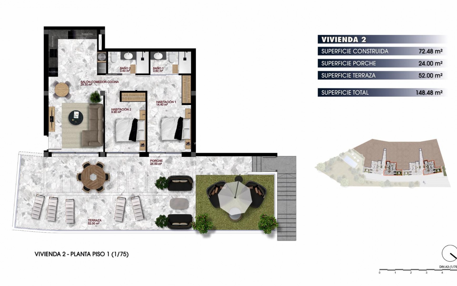 Neubau - Wohnung - Finestrat - Balcón De Finestrat