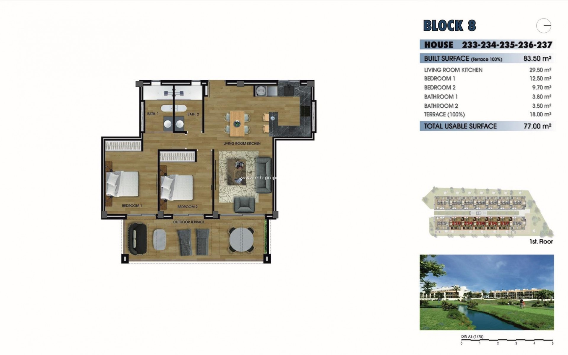 Neubau - Wohnung - Los Alcázares - La Serena Golf