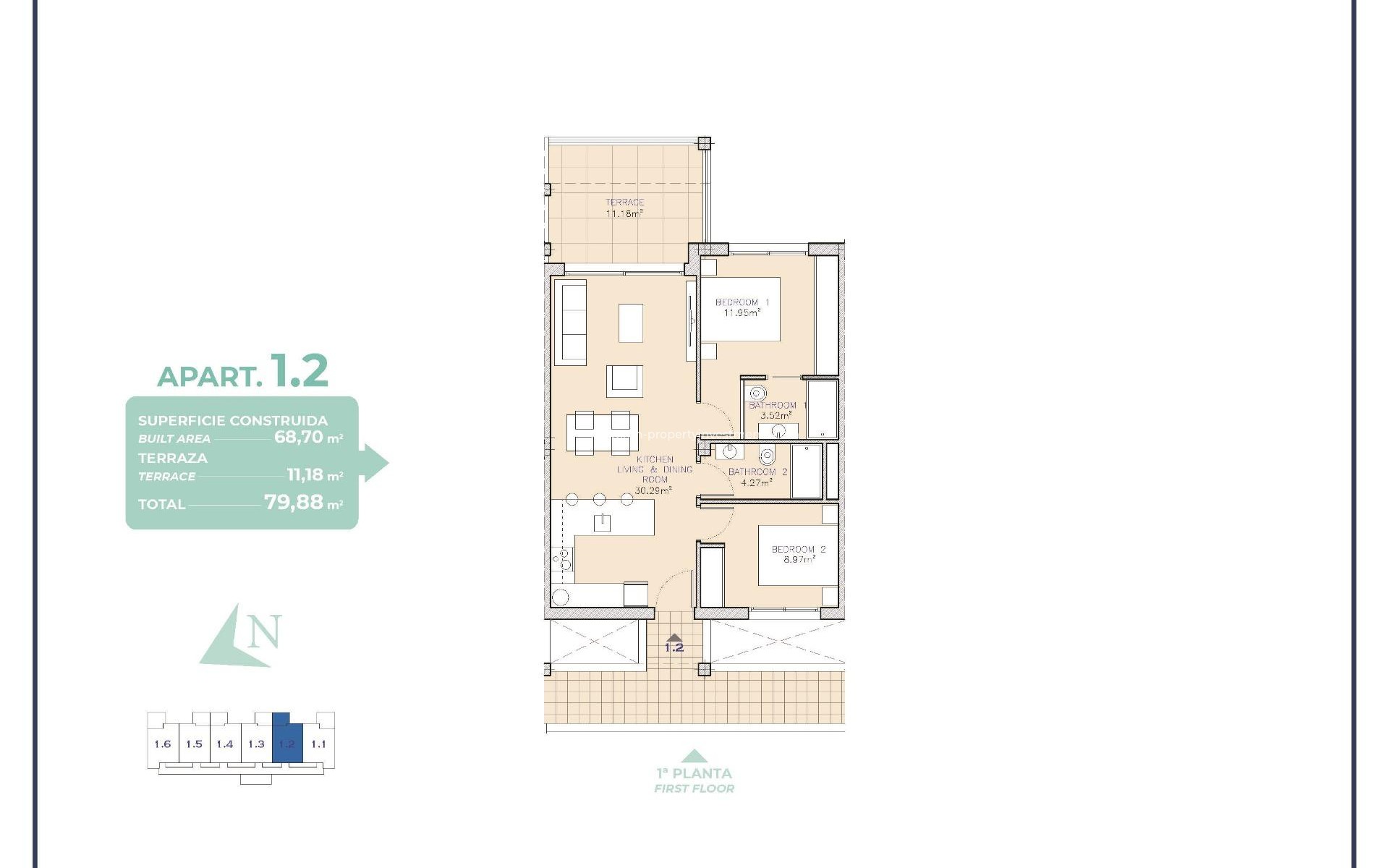 Neubau - Wohnung - Los Alcázares - Serena Golf