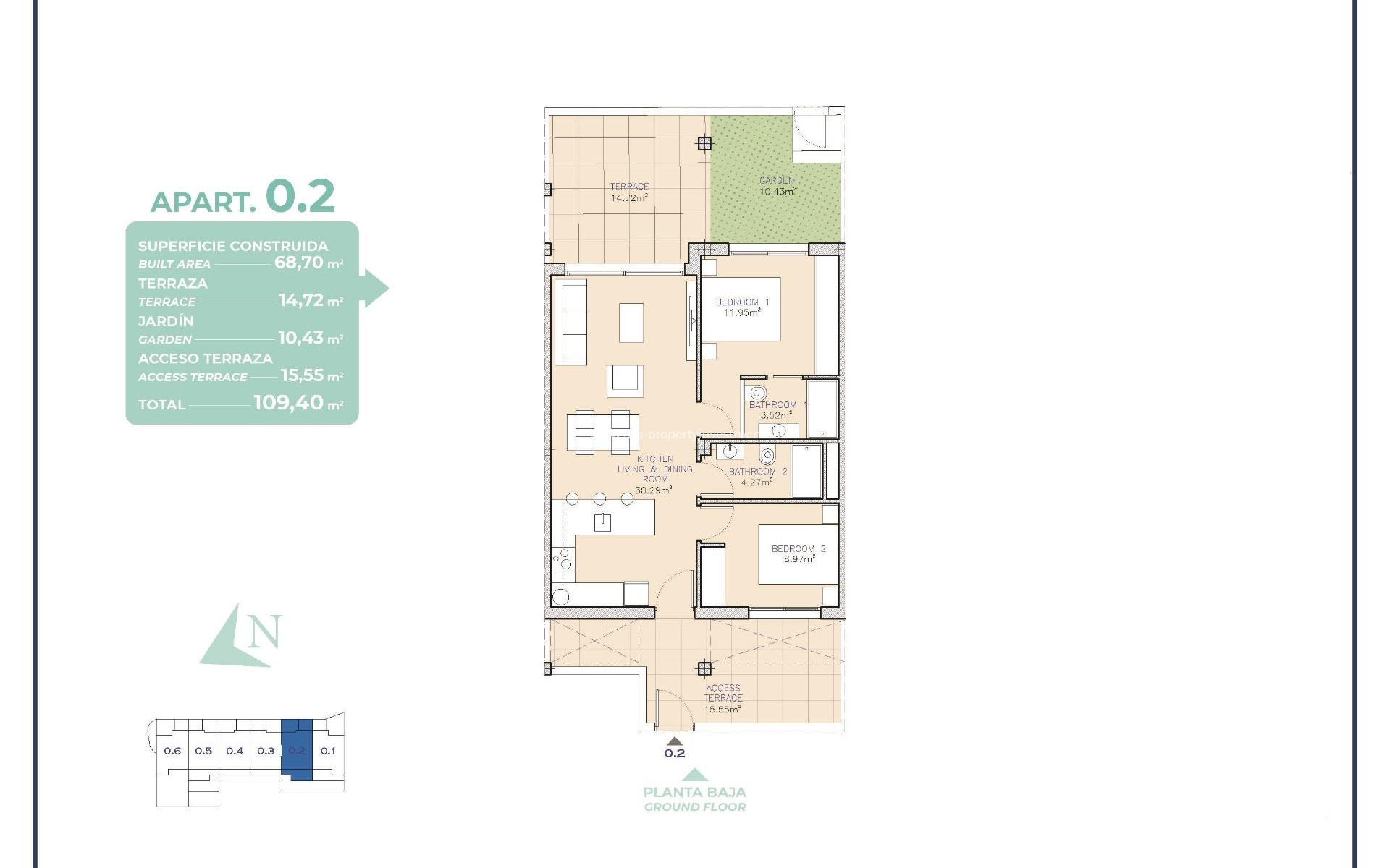 Neubau - Wohnung - Los Alcázares - Serena Golf