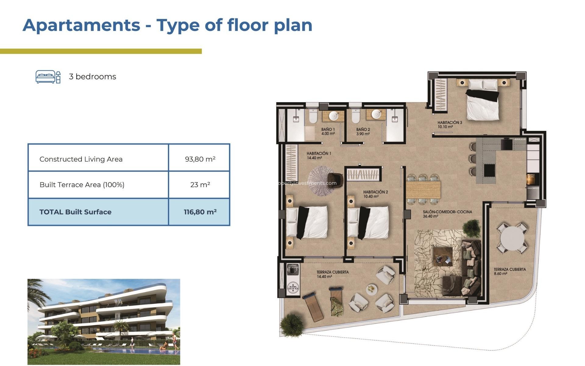 Neubau - Wohnung - Orihuela Costa - La Ciñuelica