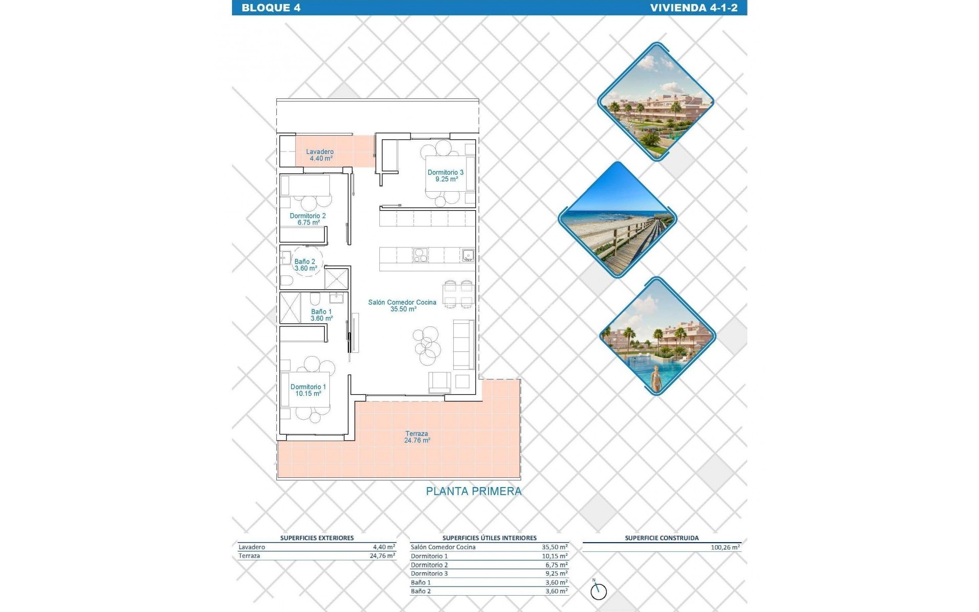 Neubau - Wohnung - Pilar de la Horadada - Lo Monte