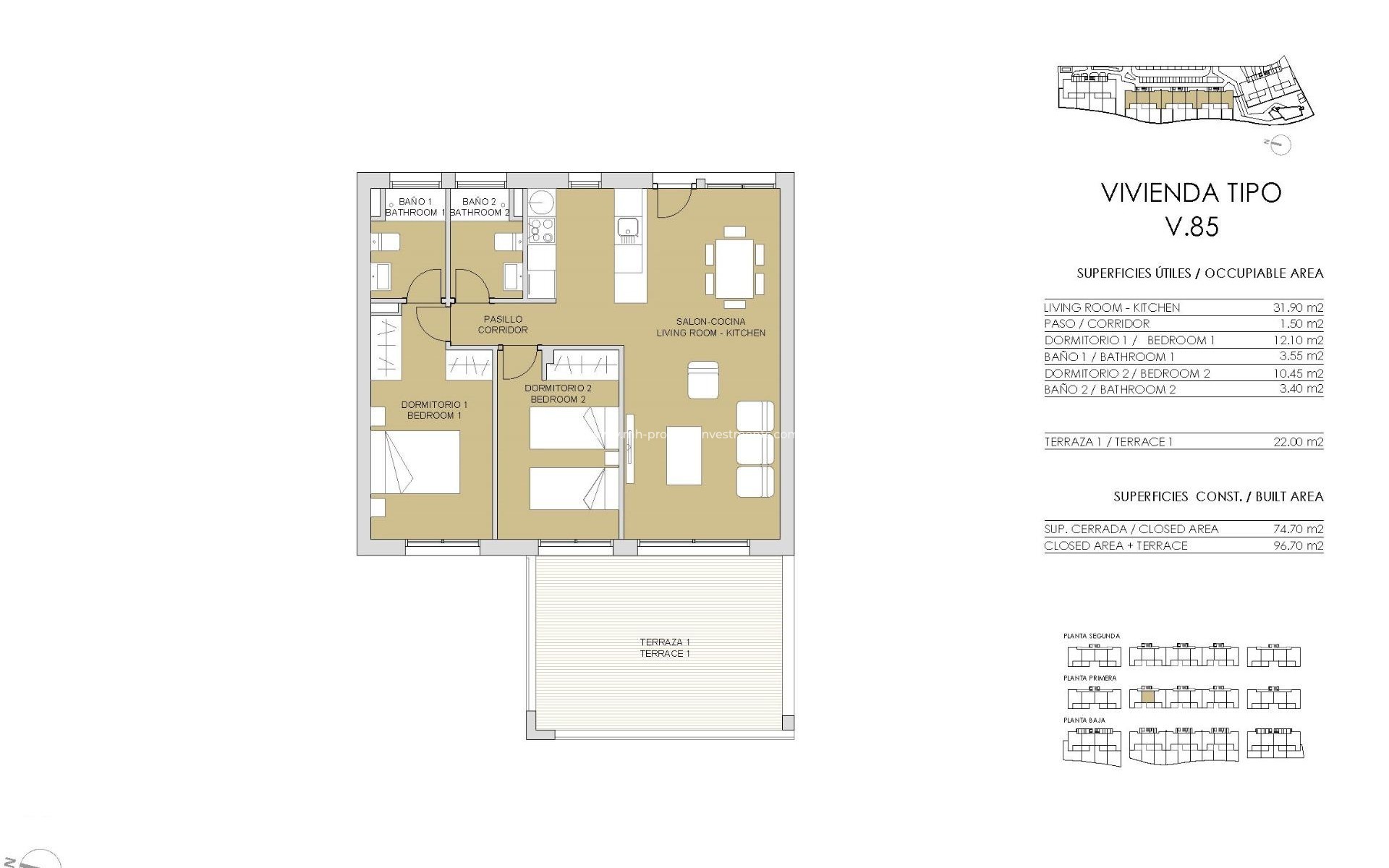 Neubau - Wohnung - Pilar de la Horadada - Lo romero golf