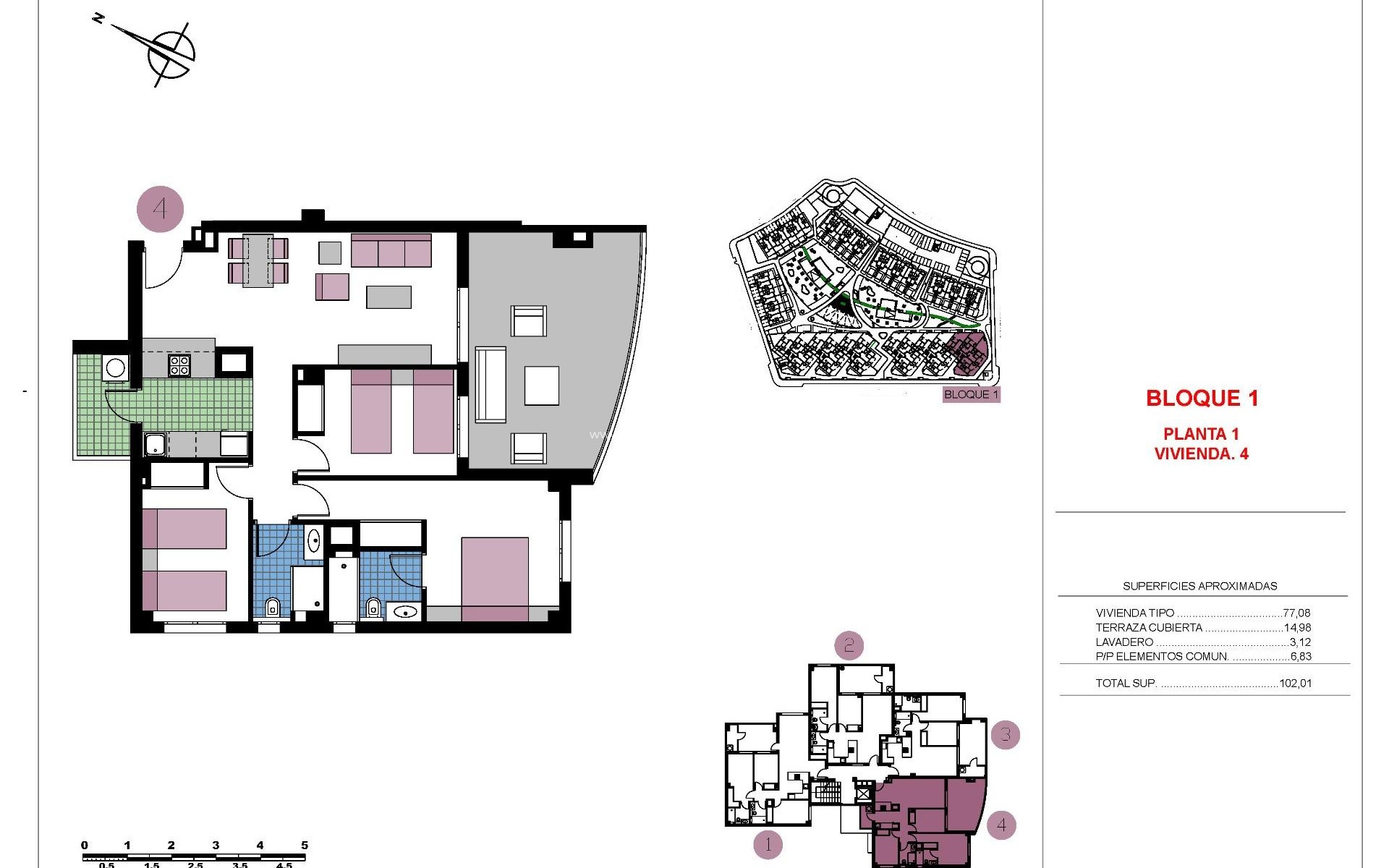 Neubau - Wohnung - Pilar de la Horadada - Mil Palmeras