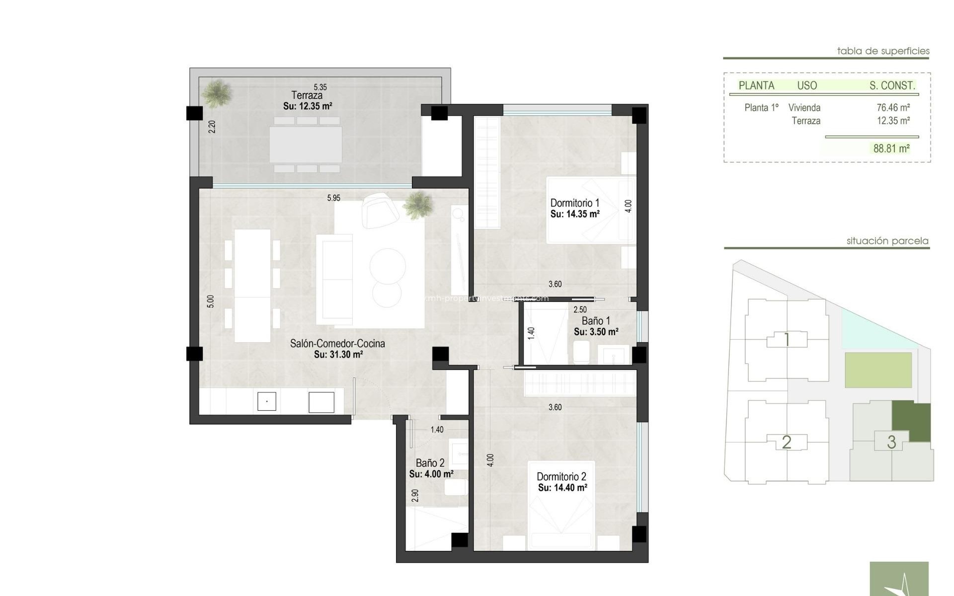 Neubau - Wohnung - San Pedro del Pinatar - Centro