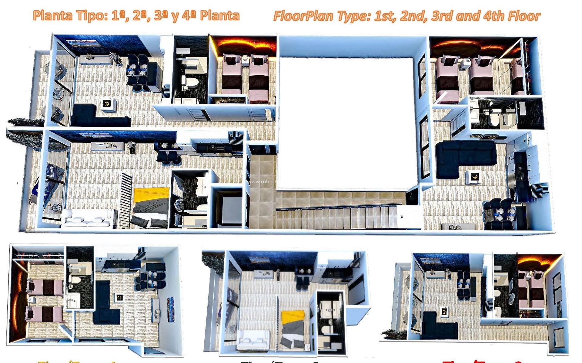 Neubau - Wohnung - Torrevieja - Centro