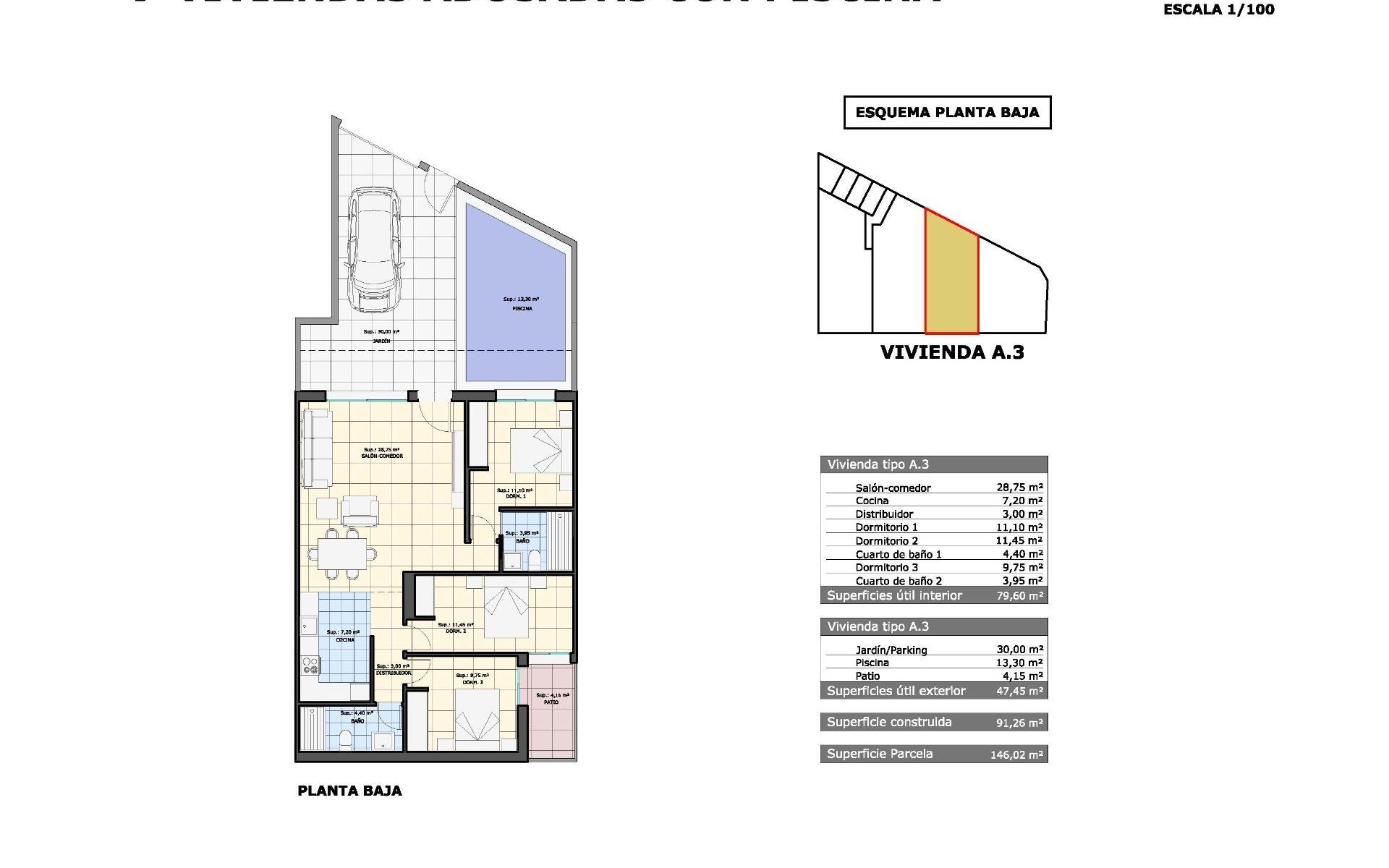 New Build - Bungalow - Pilar de la Horadada - pueblo