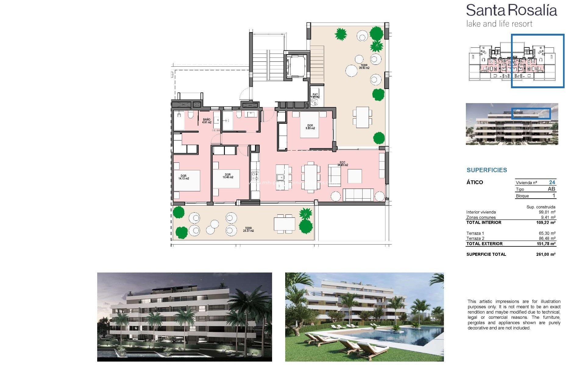 New Build - penthouse - Torre Pacheco - Santa Rosalia Lake And Life Resort