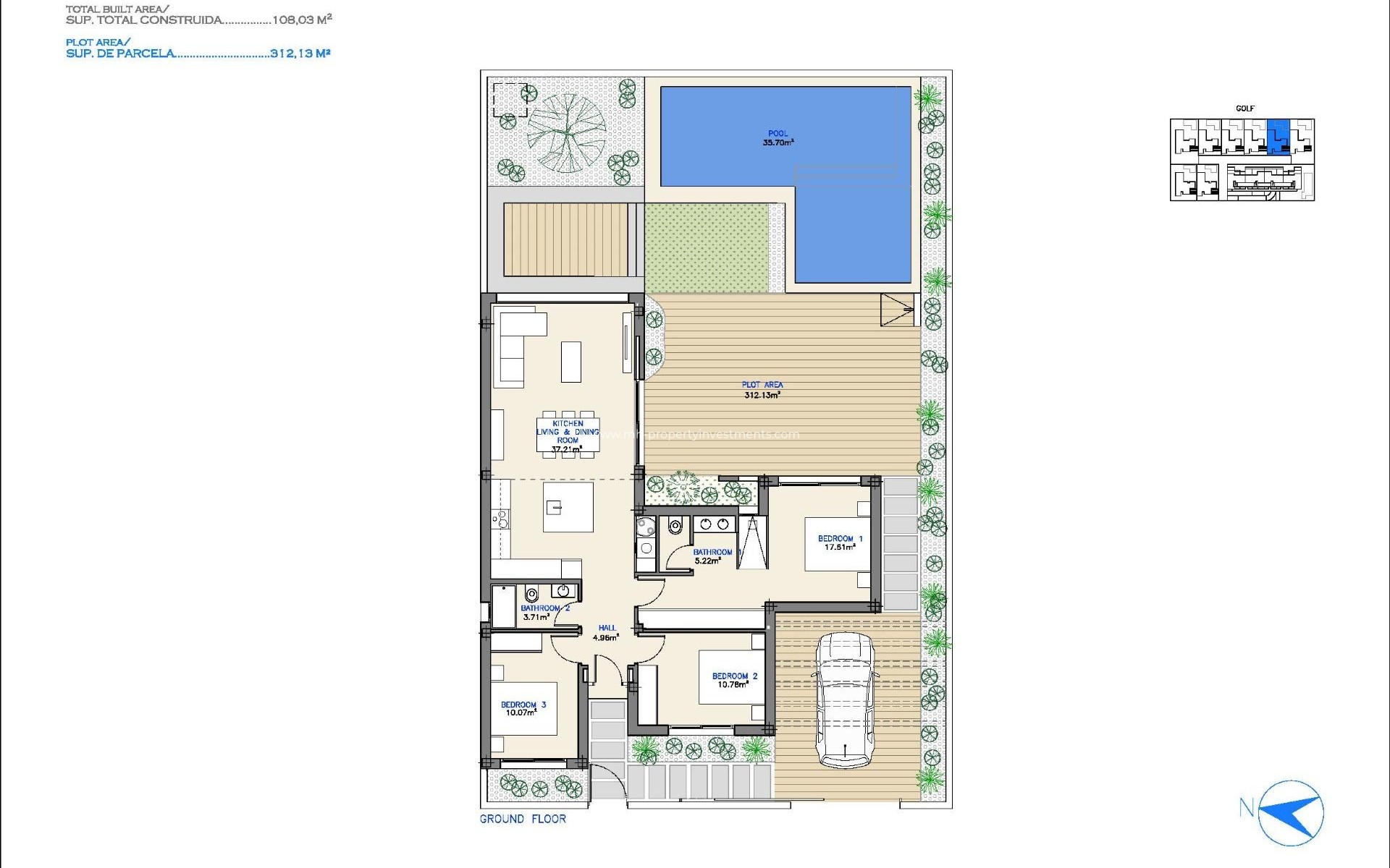 New Build - Villa - Los Alcázares - Serena Golf