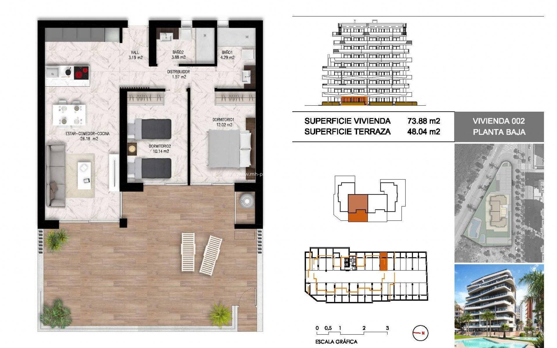 Nouvelle construction - Apartment - Guardamar del Segura - Puerto