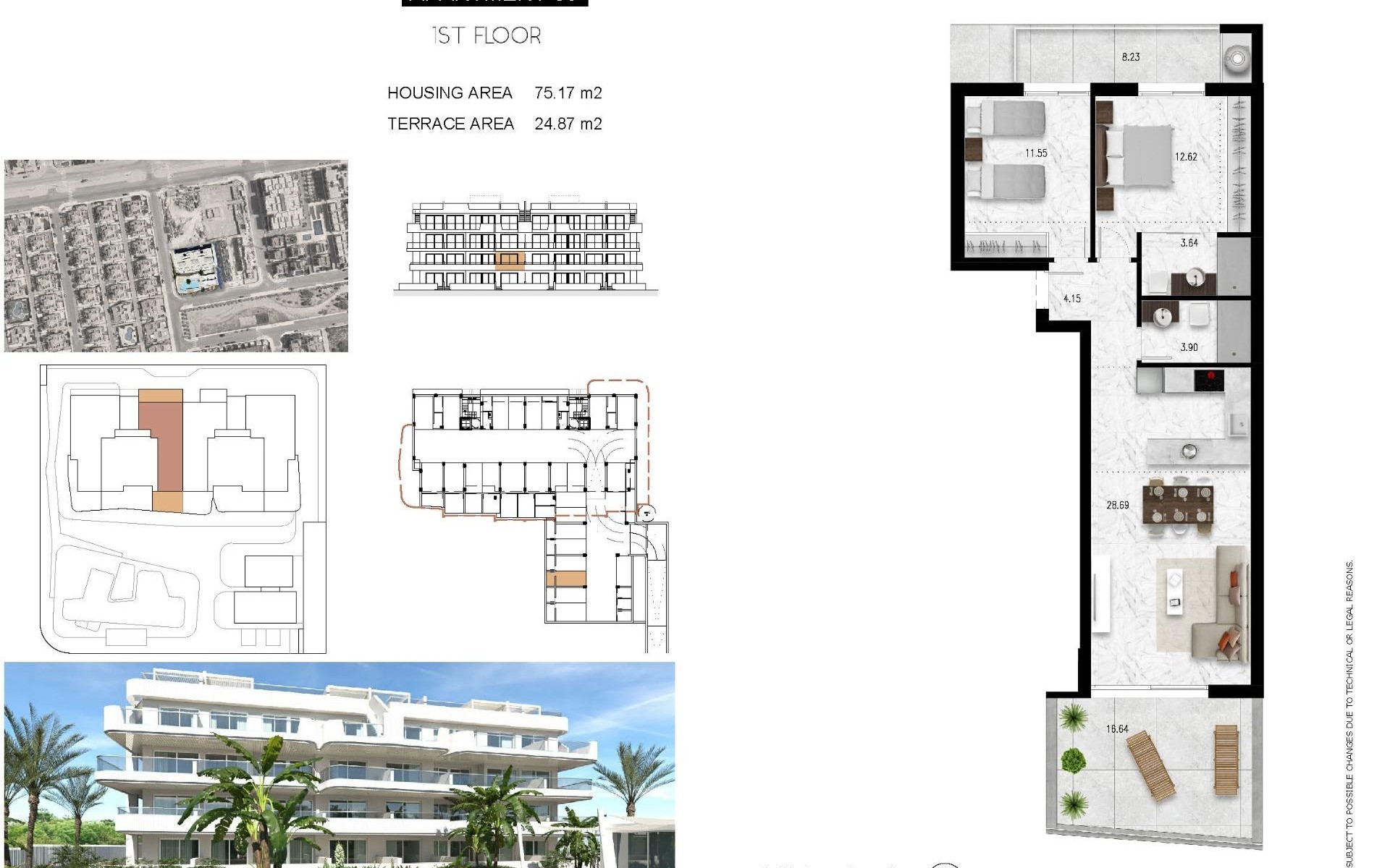 Nouvelle construction - Apartment - Orihuela Costa - Lomas de Cabo Roig