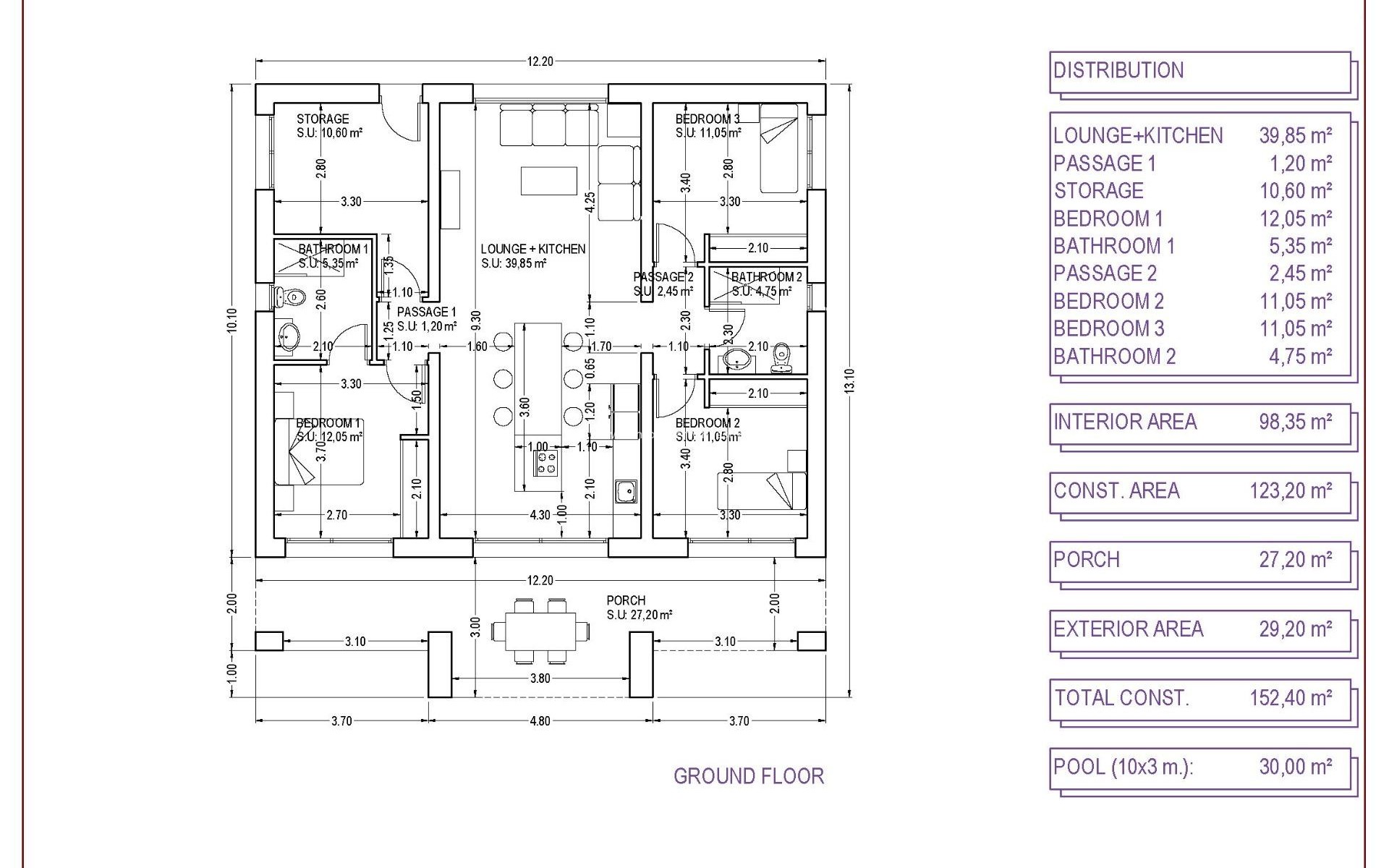 Nouvelle construction - Villa - Pinoso - Lel